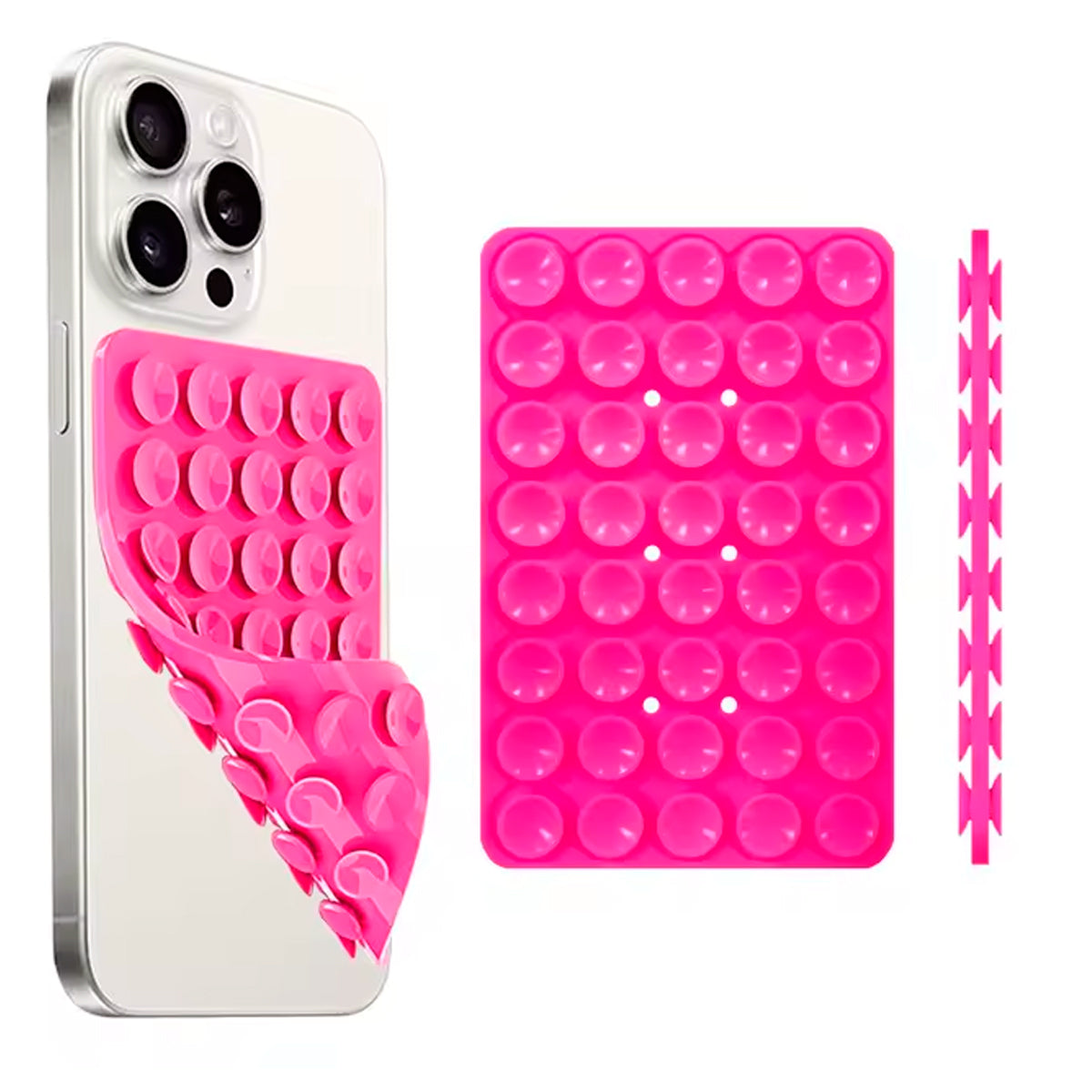 Soporte con Ventosas Reutilizable para Celular