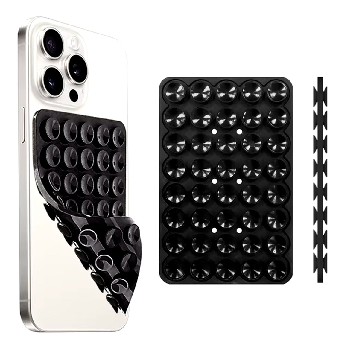 Soporte con Ventosas Reutilizable para Celular
