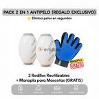 Kit Premium Antipelos – Rodillo Reutilizable + Manopla para Mascotas (Regalo)