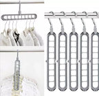 Pack x2 Perchas Multifuncionales Ahorra Espacio – Organiza Hasta 18 Prendas