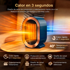 Kit Invierno: Calefactor Cerámico (Blanco/Azul) + Calcetines Térmicos GRATIS