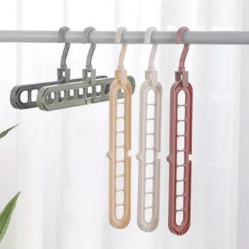 Pack x2 Perchas Multifuncionales Ahorra Espacio – Organiza Hasta 18 Prendas