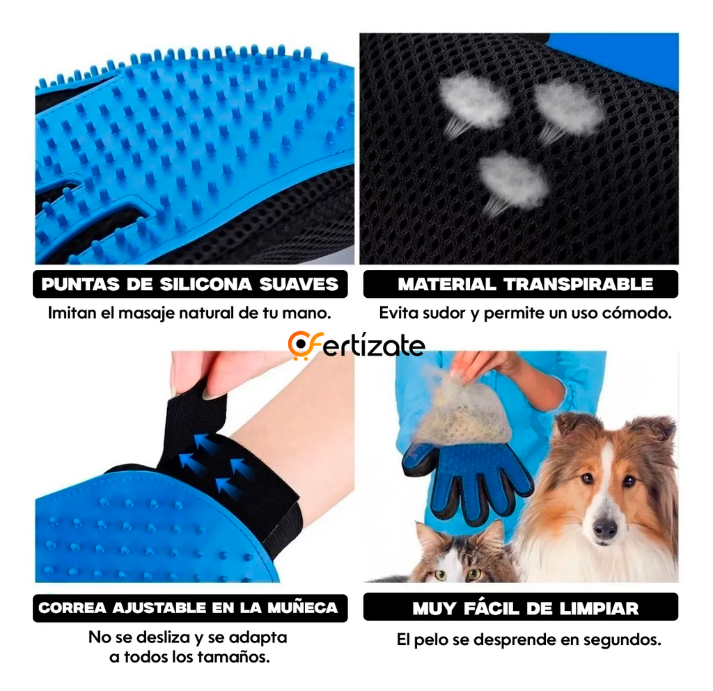 Kit Premium Antipelos – Rodillo Reutilizable + Manopla para Mascotas (Regalo)