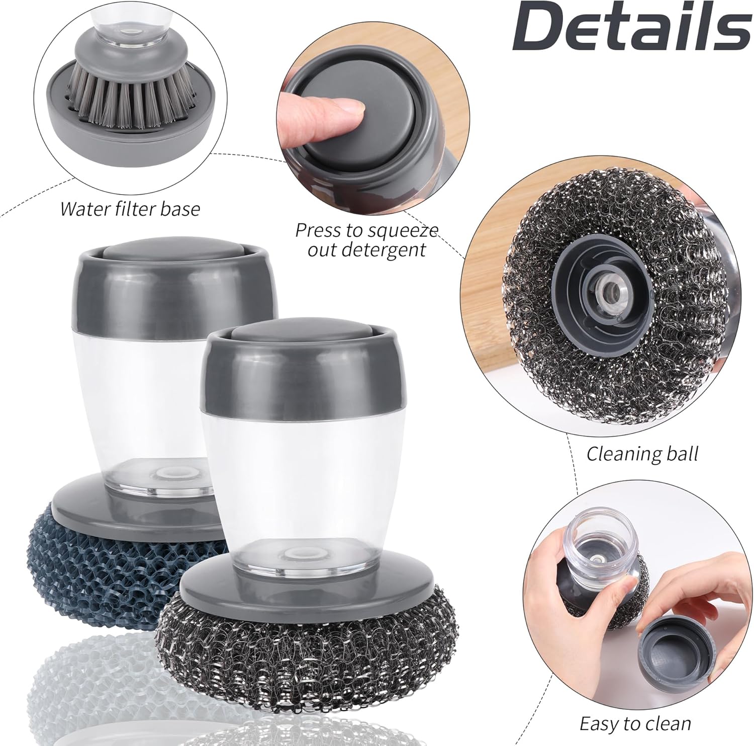 Cepillo con dispensador de jabon - additional image 18